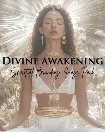 Divine Awakening Spiritual Stock Image Pack