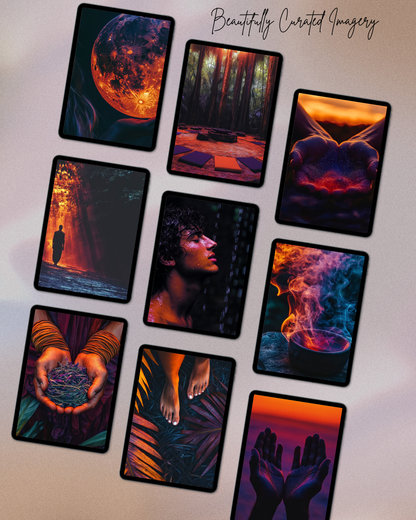 Ethereal Flow Spiritual Stock Image Pack