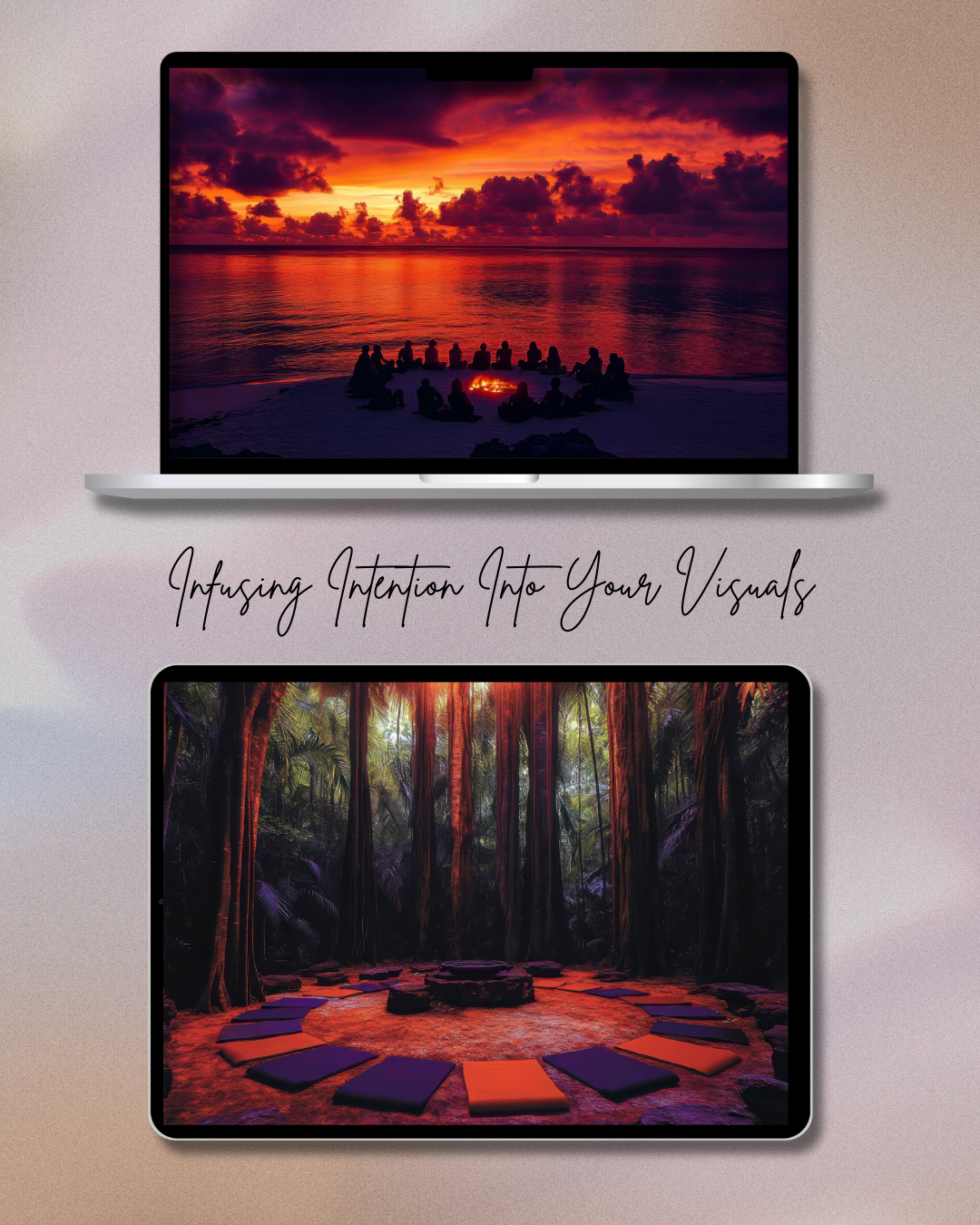 Ethereal Flow Spiritual Stock Image Pack