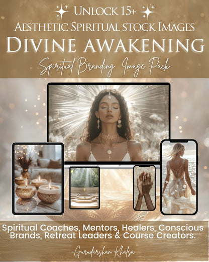 Divine Awakening Spiritual Stock Image Pack
